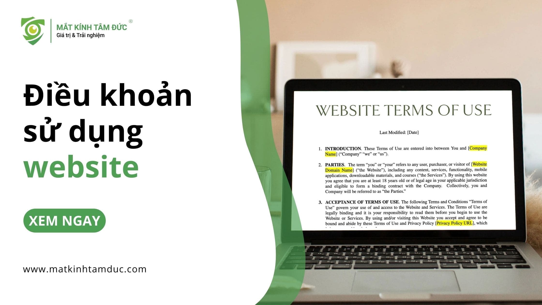 Điều khoản sử dụng website