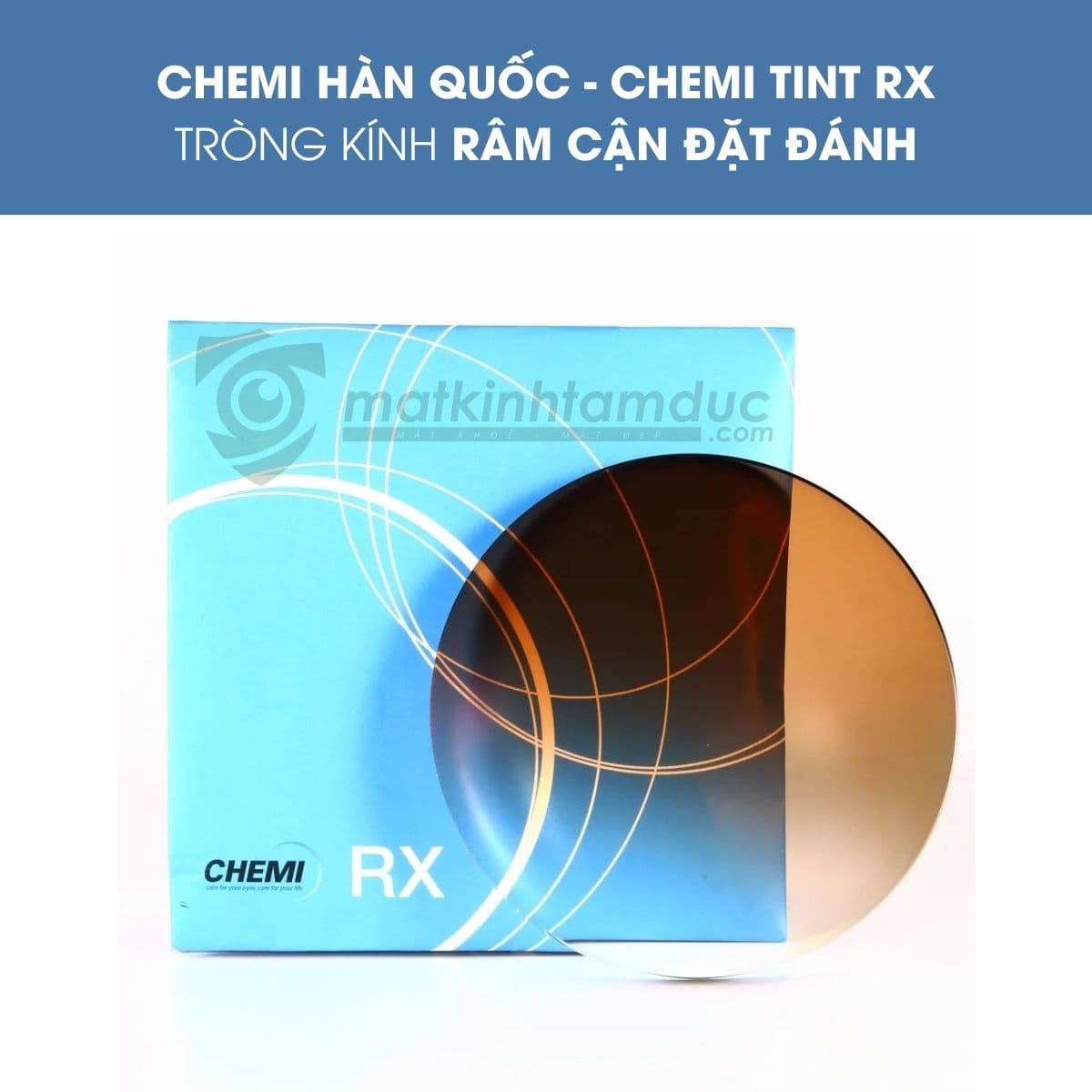 Tròng kính mát có độ Chemi Tint Rx - Ảnh 2