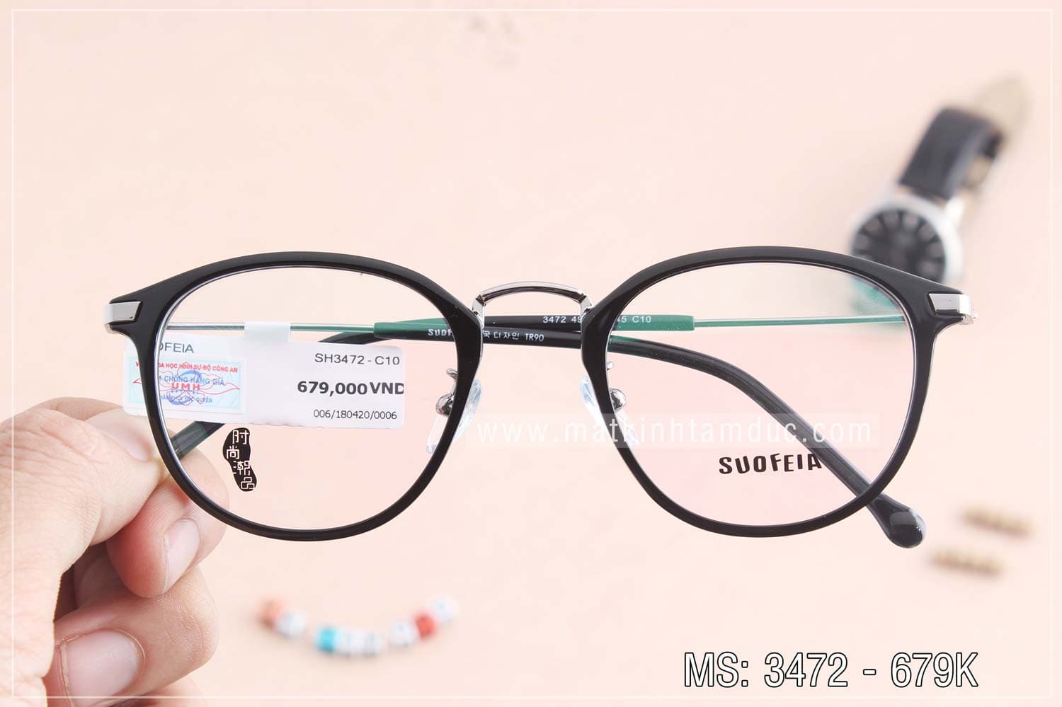 Gọng kính SUOFEIA 3472 - Ảnh 2