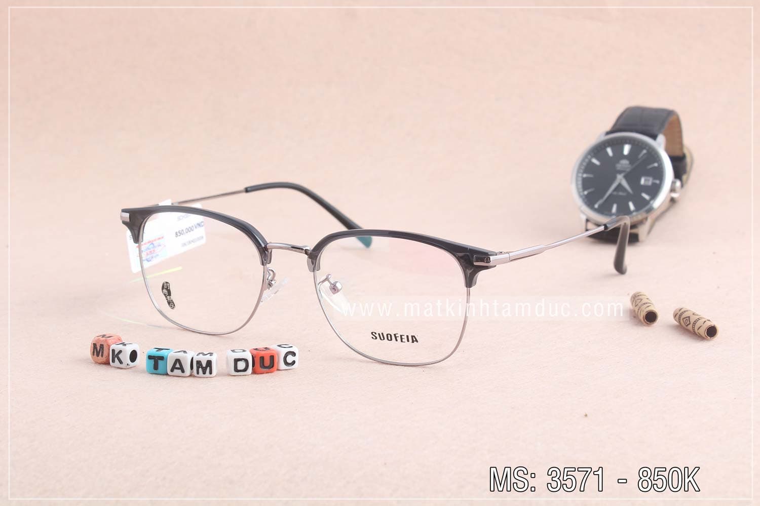 Gọng kính SUOFEIA 3571 - Ảnh 1