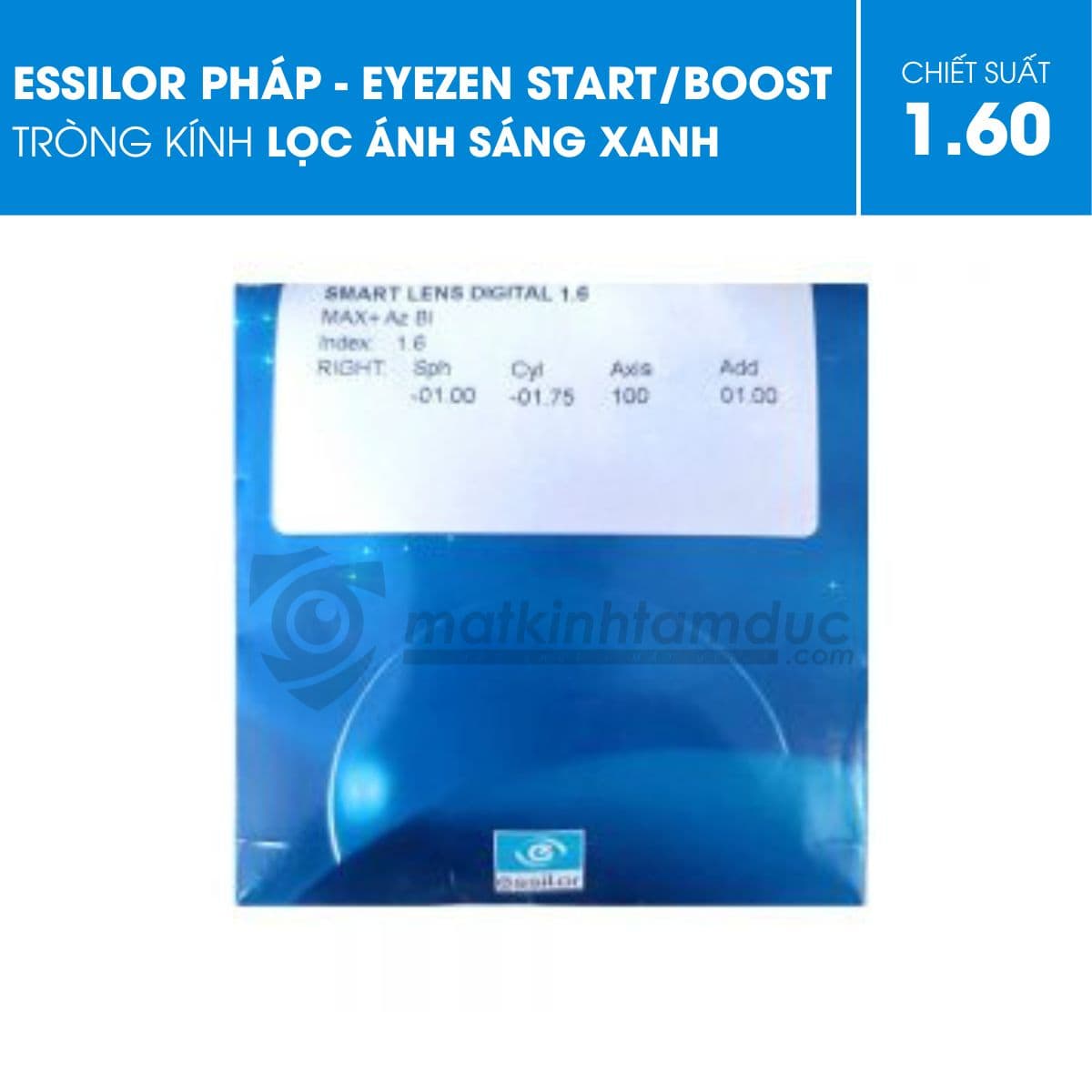 Tròng kính Essilor Eyezen Crizal - Ảnh 3
