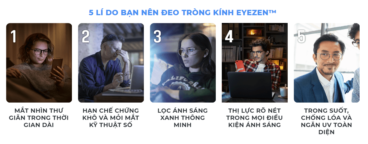Tròng kính Essilor Eyezen Crizal - Ảnh 18