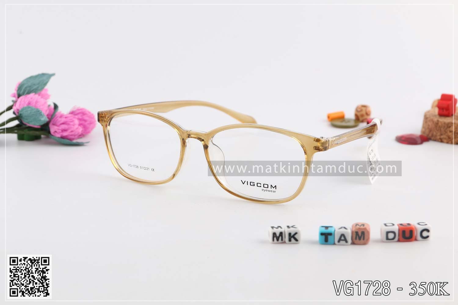 Gọng kính VIGCOM 1728 - Ảnh 1