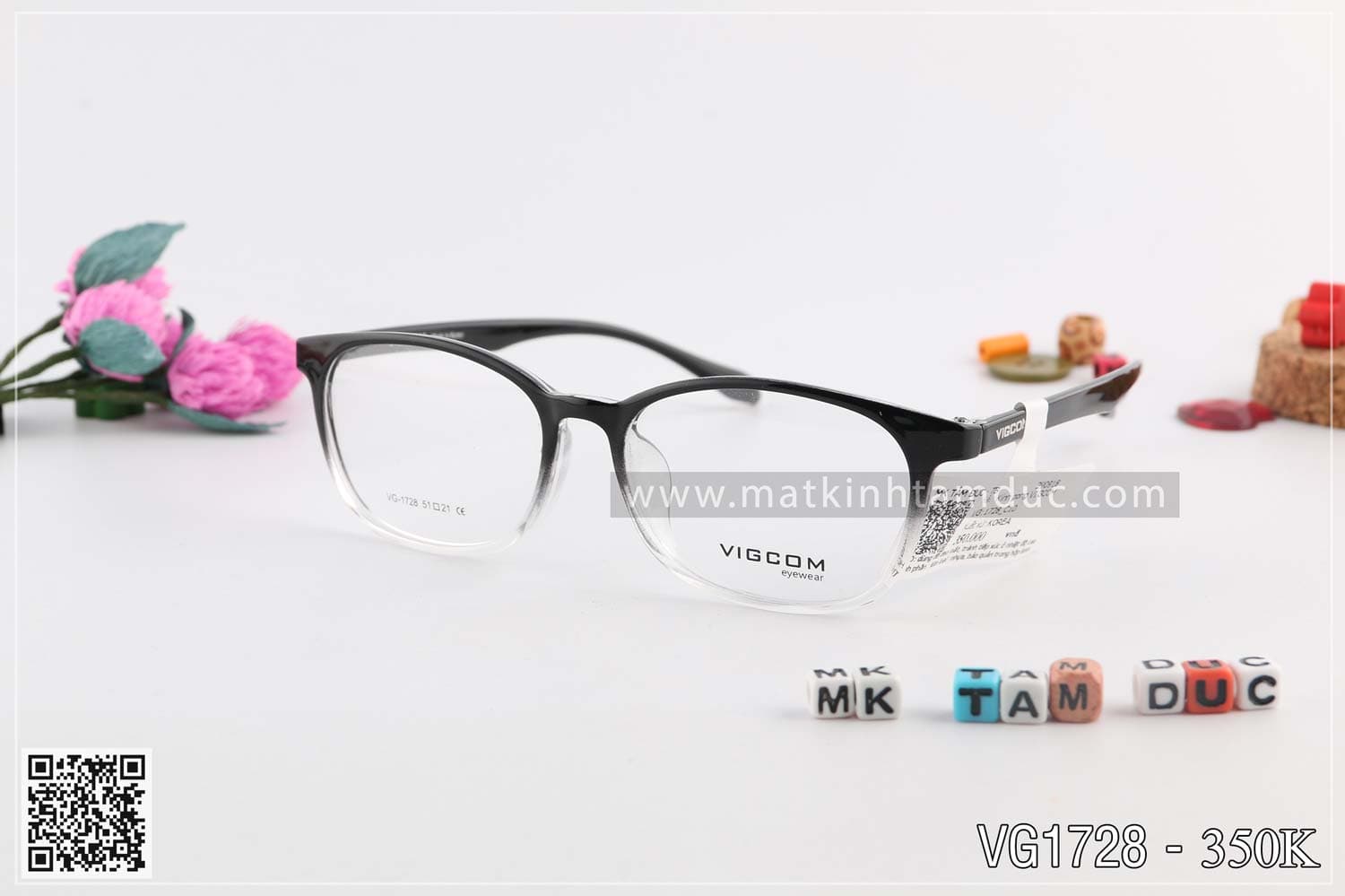 Gọng kính VIGCOM 1728 - Ảnh 2