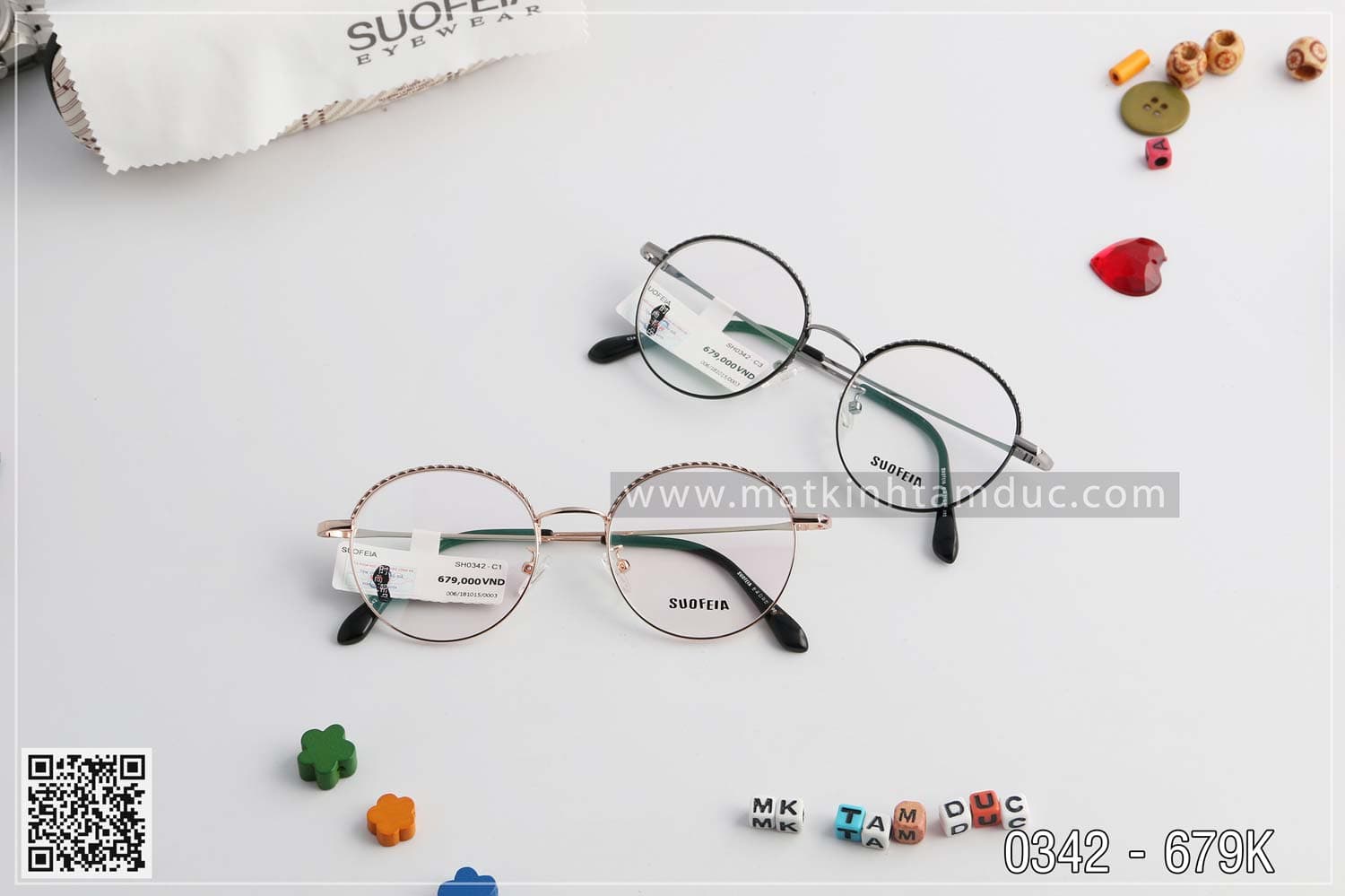 Gọng kính SUOFEIA SH0342 - Ảnh 4