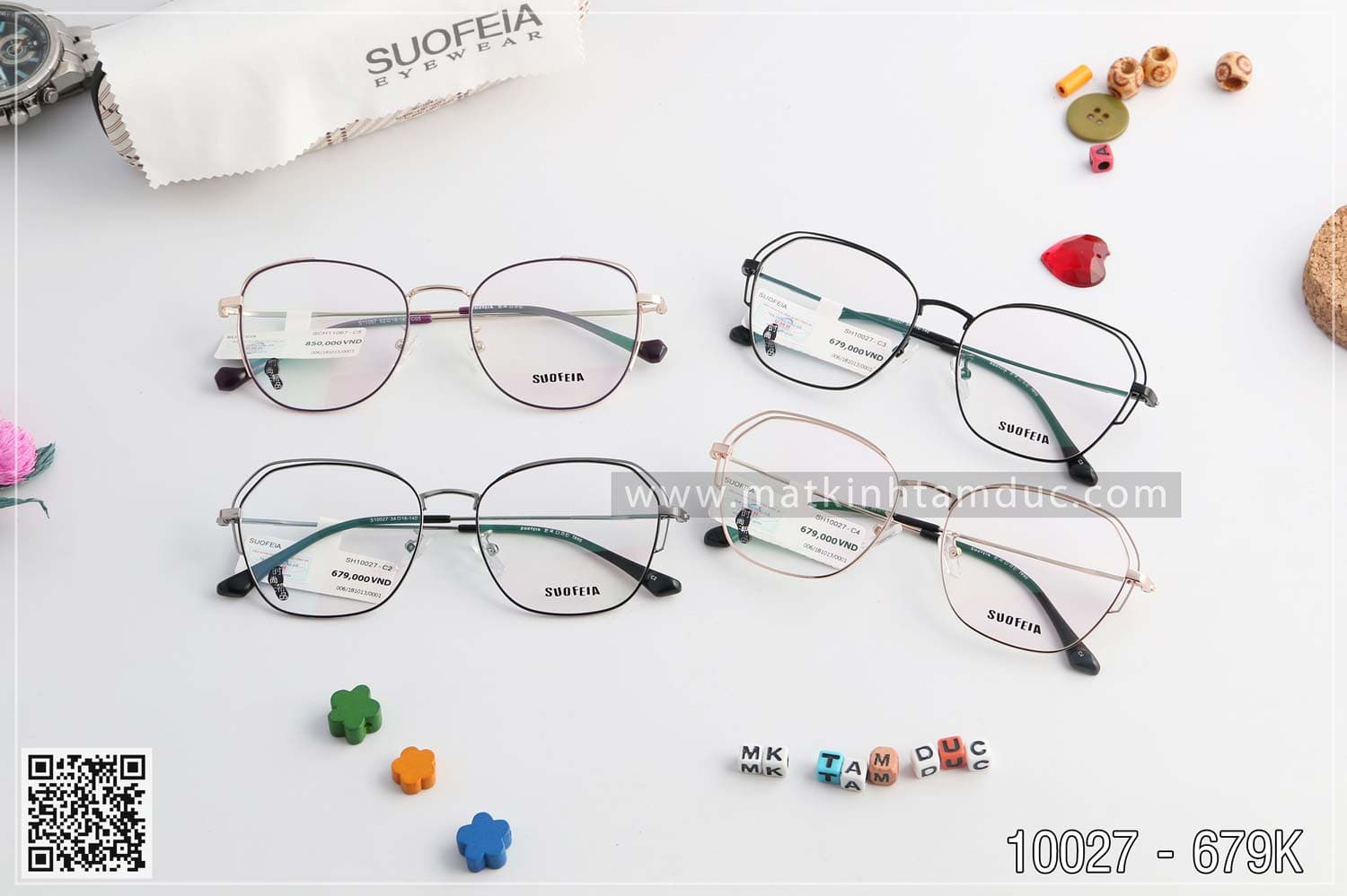 Gọng kính SUOFEIA SH10027 - Ảnh 5
