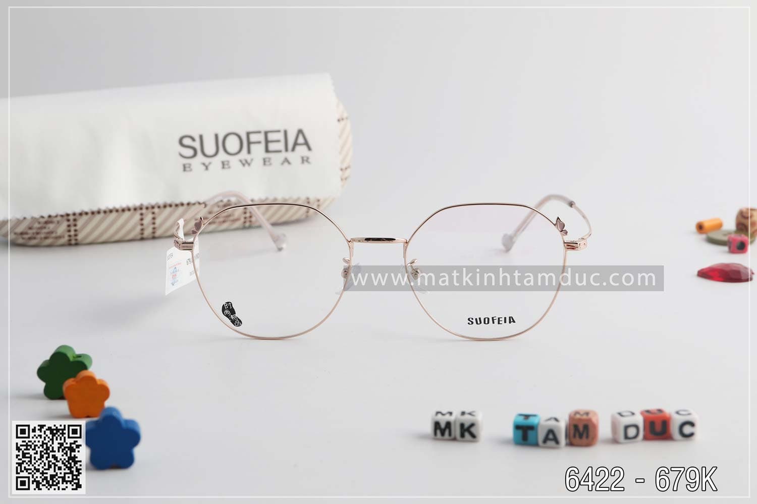 Gọng kính SUOFEIA SH6422 - Ảnh 3