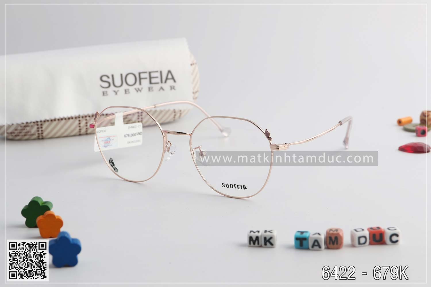 Gọng kính SUOFEIA SH6422 - Ảnh 2