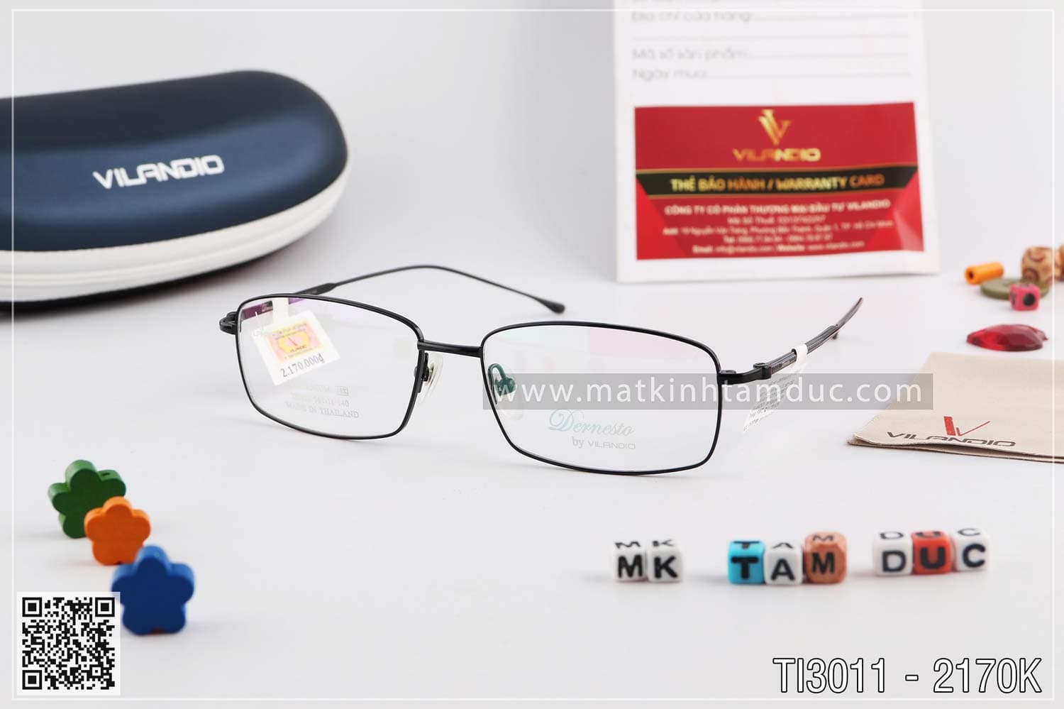 Gọng kính DERNESTO TI3011 - Ảnh 1