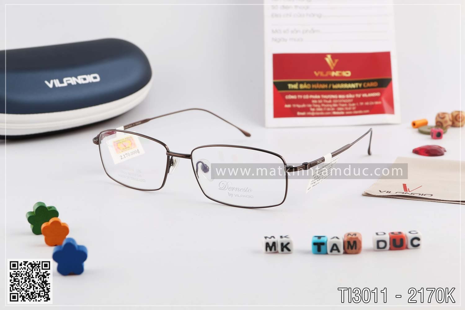 Gọng kính DERNESTO TI3011 - Ảnh 4
