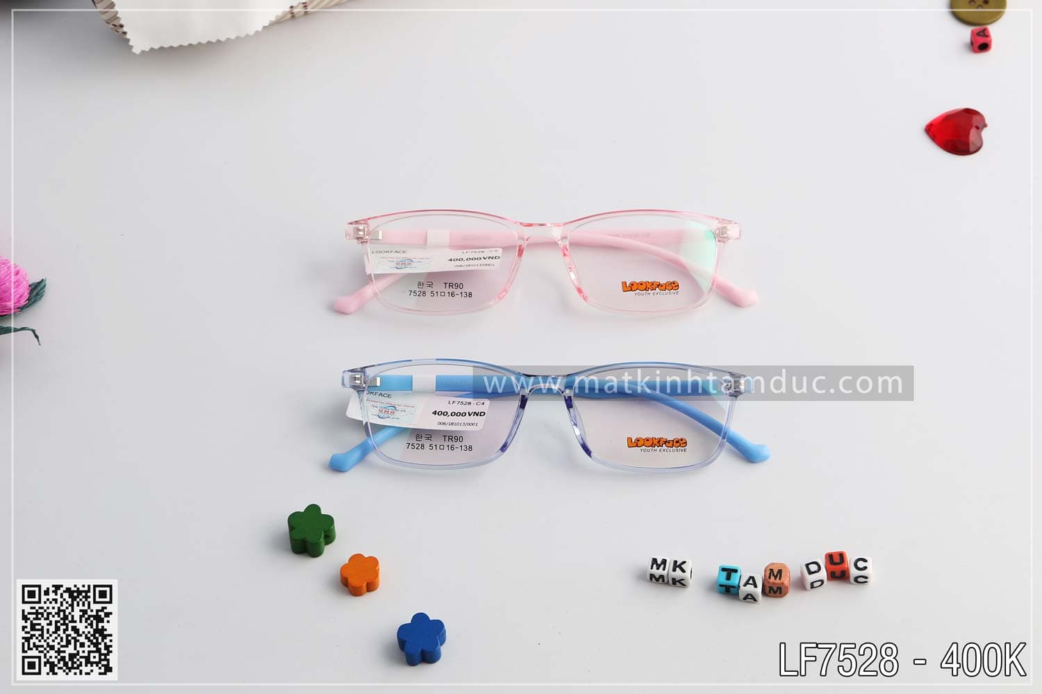 Gọng kính SUOFEIA LF7528 - Ảnh 4