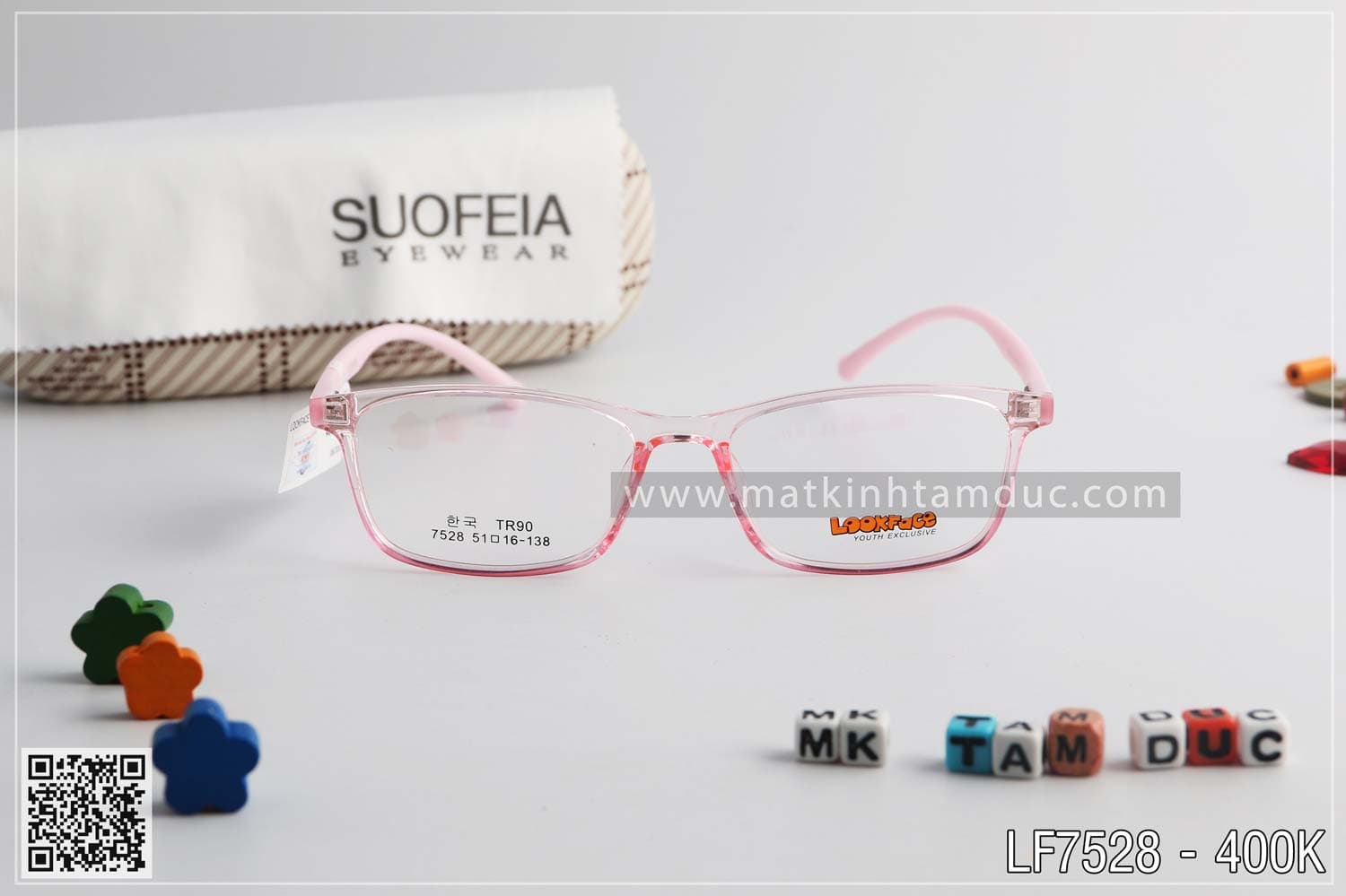 Gọng kính SUOFEIA LF7528 - Ảnh 3