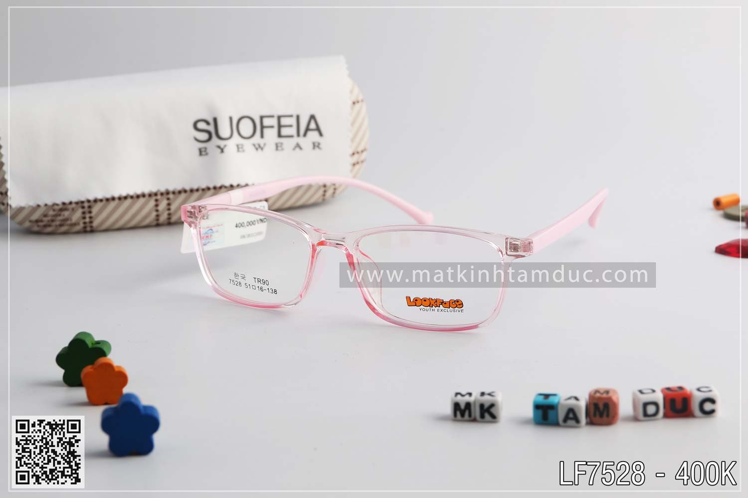 Gọng kính SUOFEIA LF7528 - Ảnh 2