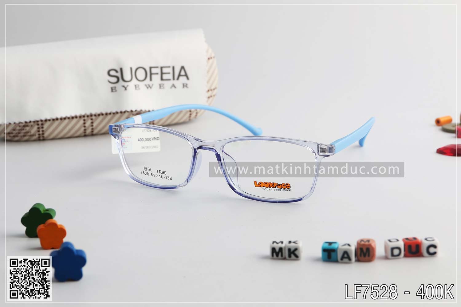 Gọng kính SUOFEIA LF7528 - Ảnh 1