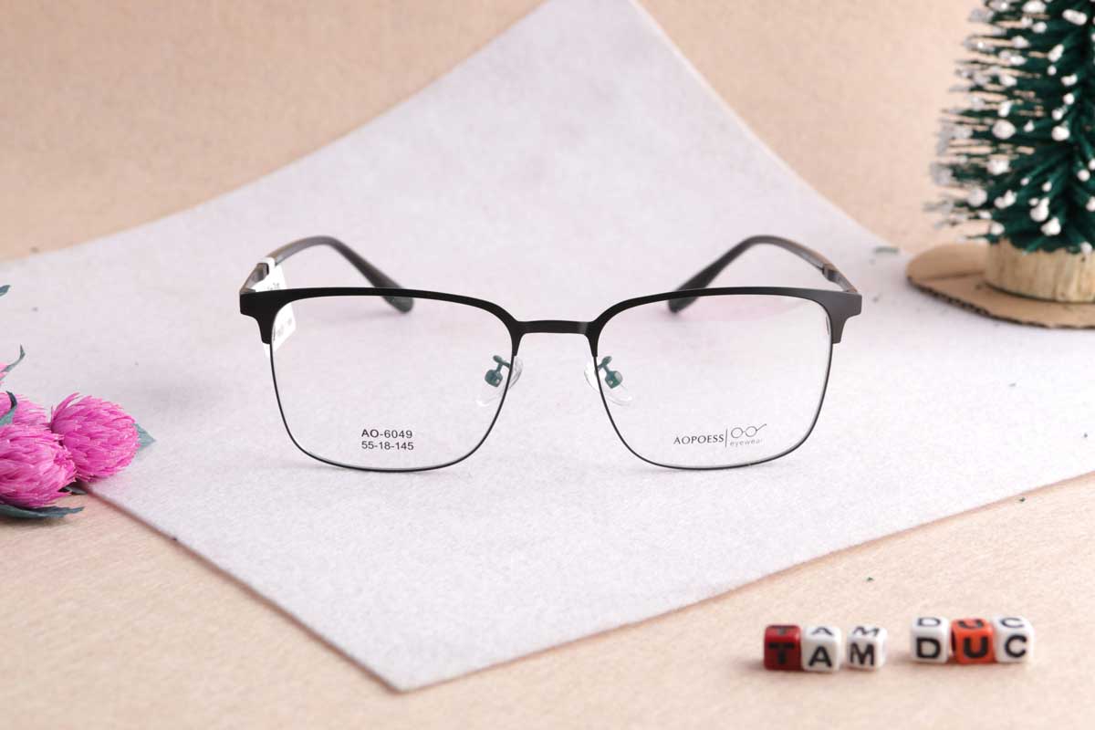 Gọng kính Aopoess 6049 - Ảnh 4