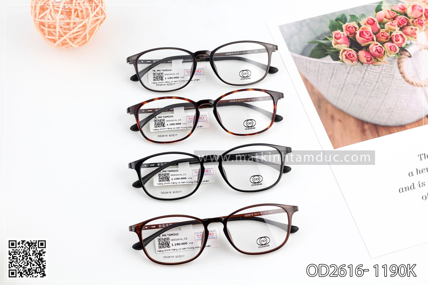 Gọng kính ODDO 2616 - Ảnh 3