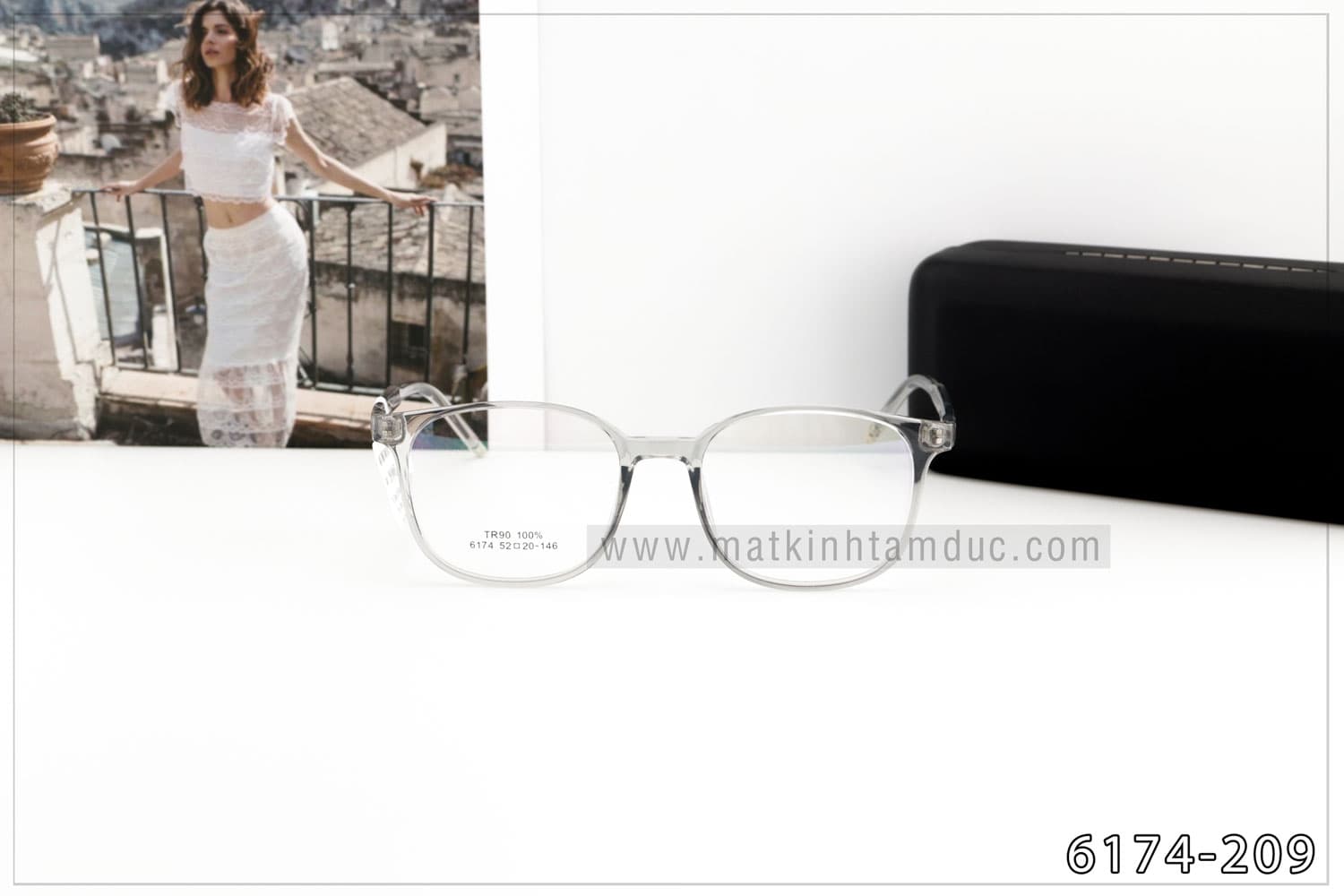 Gọng kính dẻo 6174 - Ảnh 2