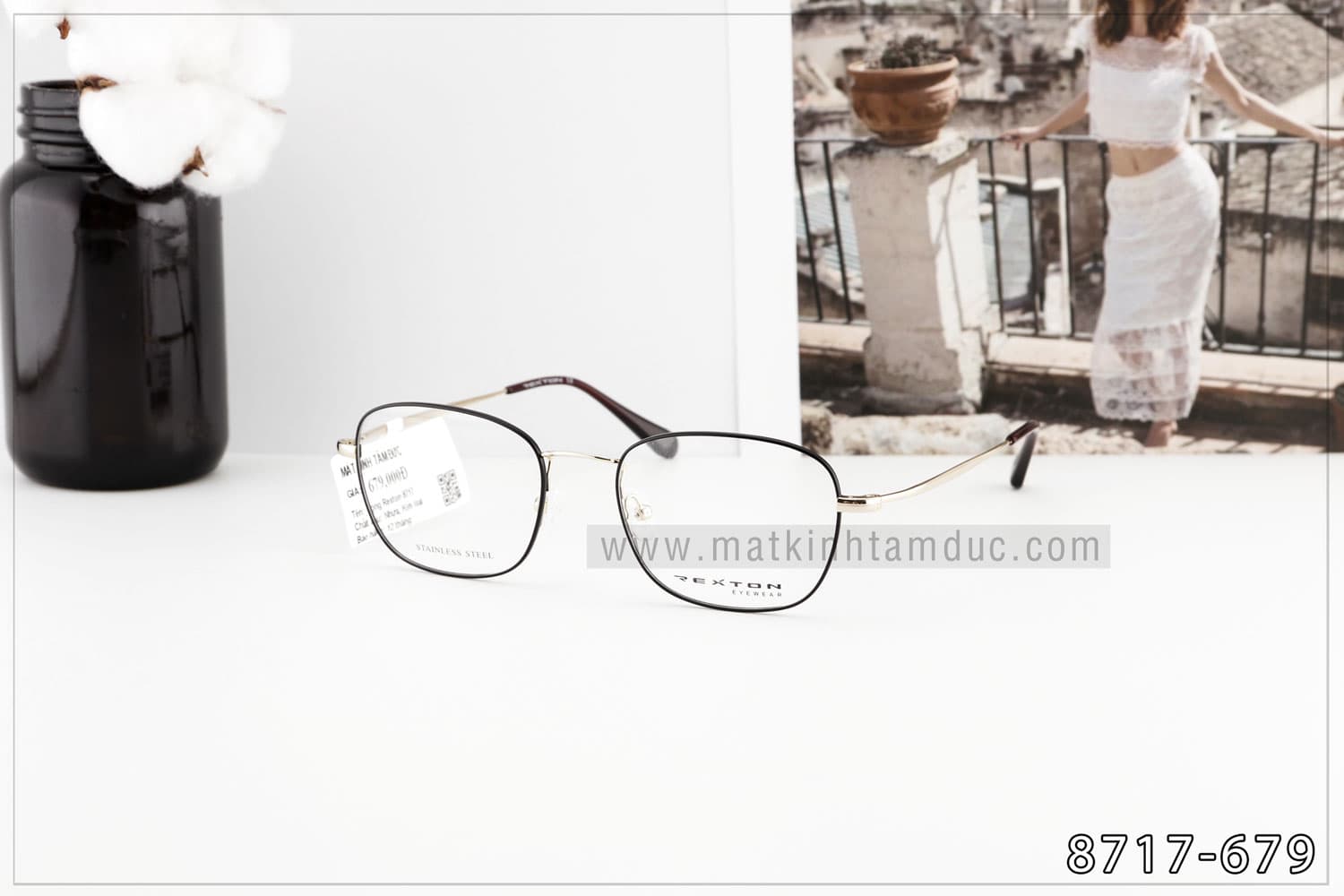 Gọng kính Rexton 8717 - Ảnh 1