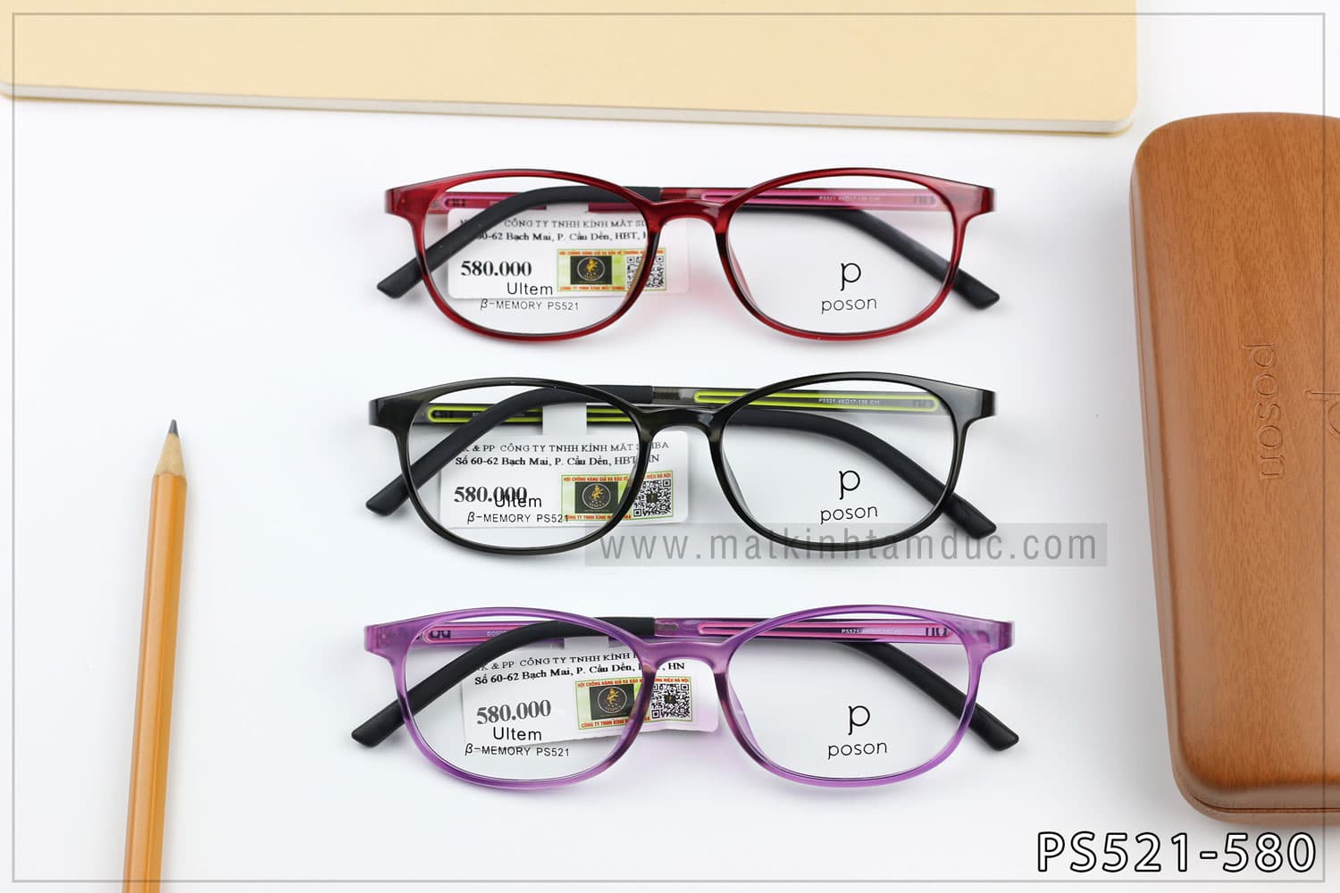 Gọng kính POSON PS521 - Ảnh 7