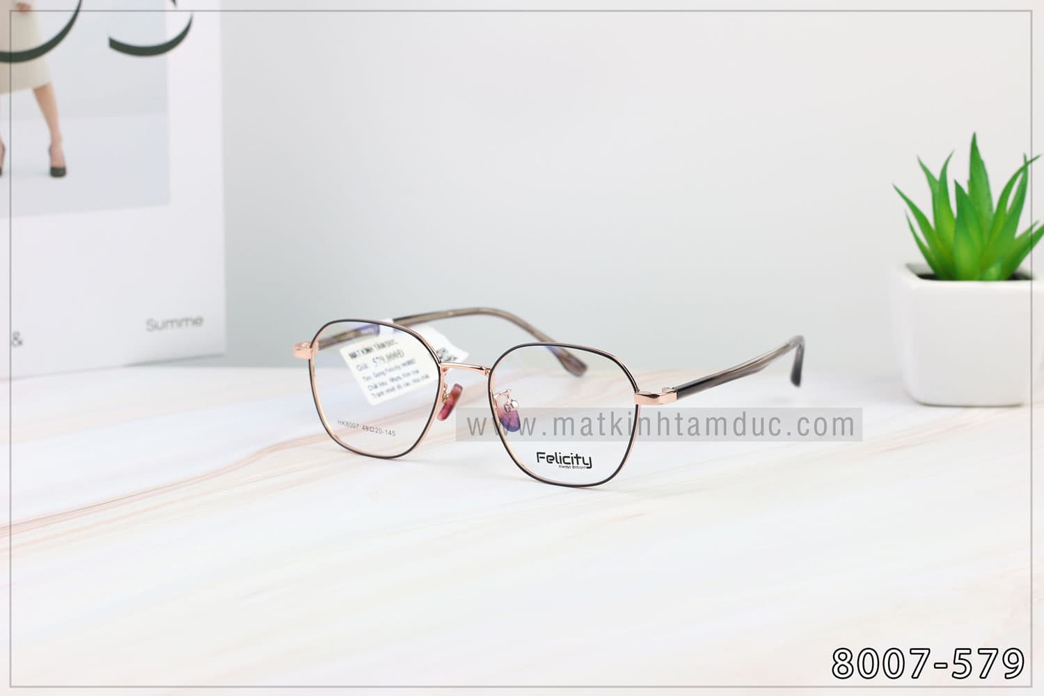 Gọng kính FELICITY 8007 - Ảnh 1