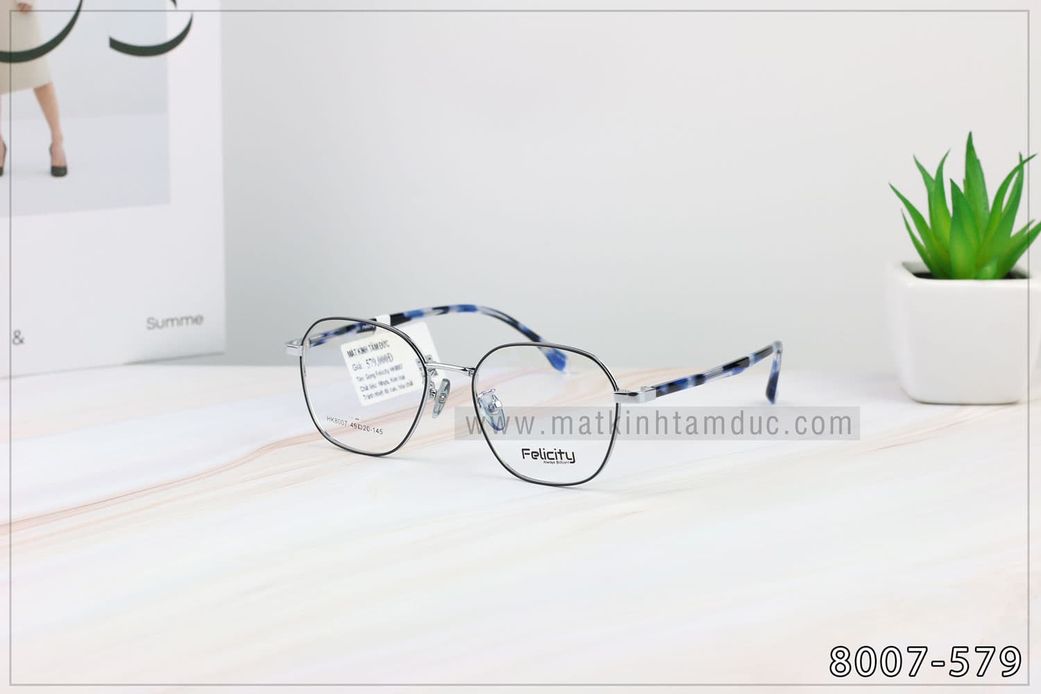 Gọng kính FELICITY 8007 - Ảnh 3