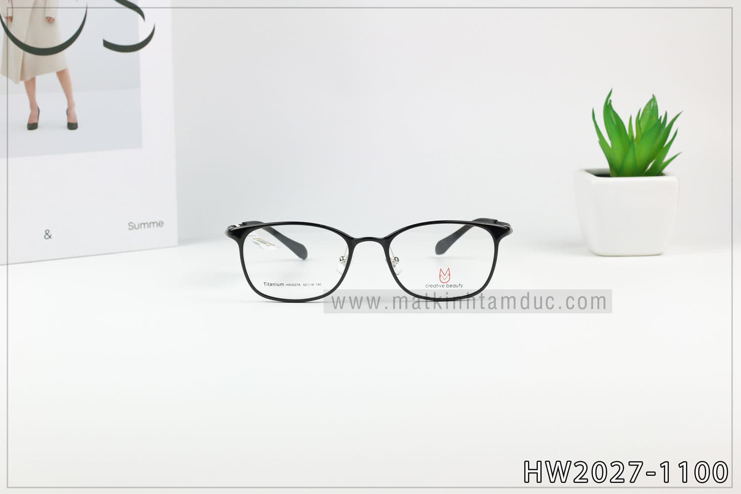 Gọng kính CREATIVE BEAUTY HW2027 - Ảnh 2