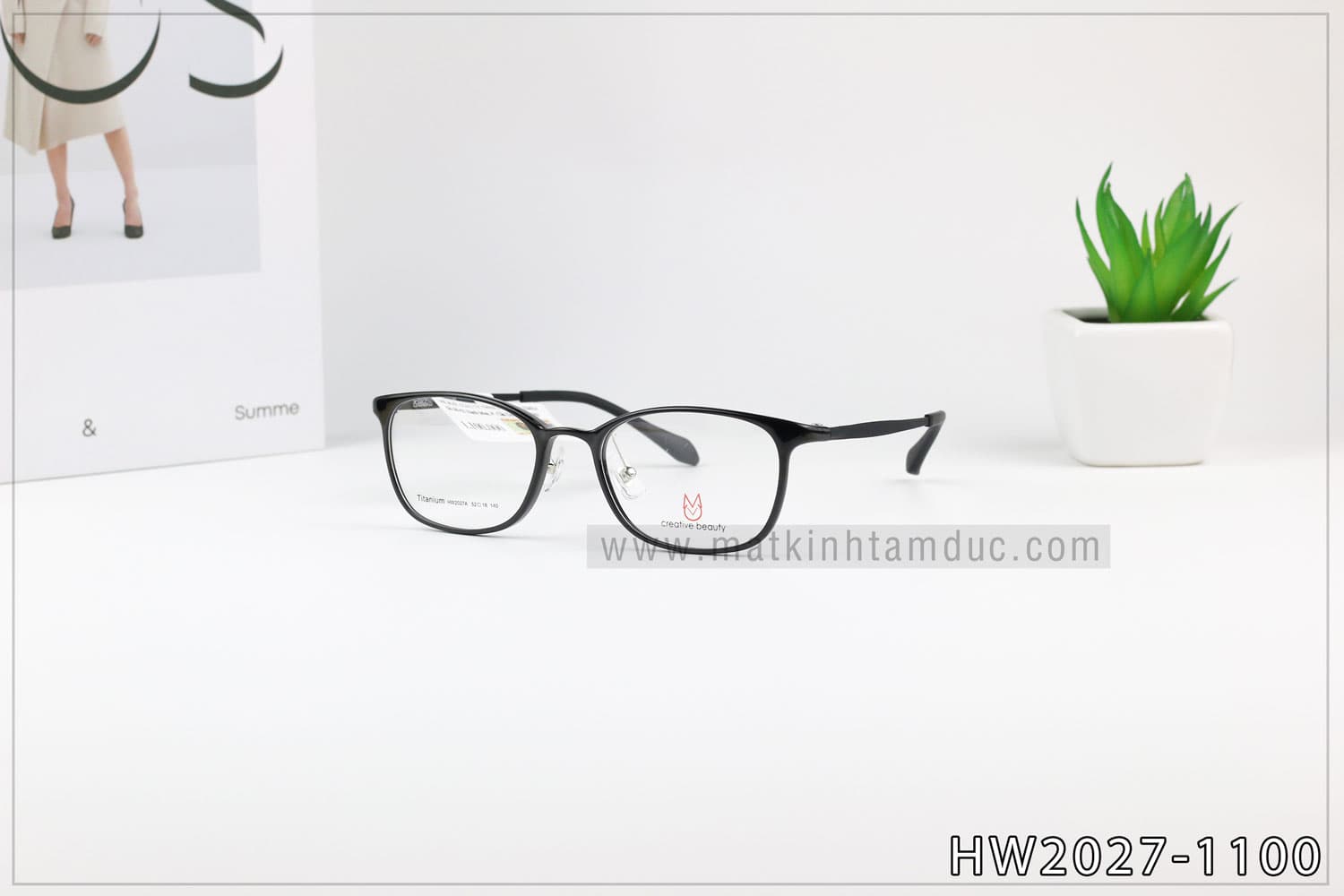 Gọng kính CREATIVE BEAUTY HW2027 - Ảnh 5