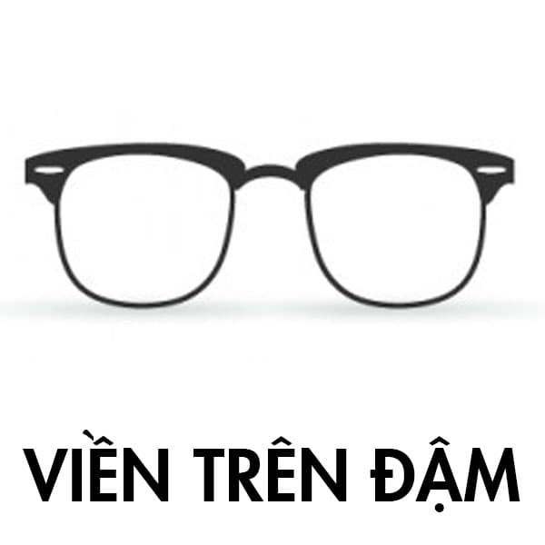 Viền trên đậm