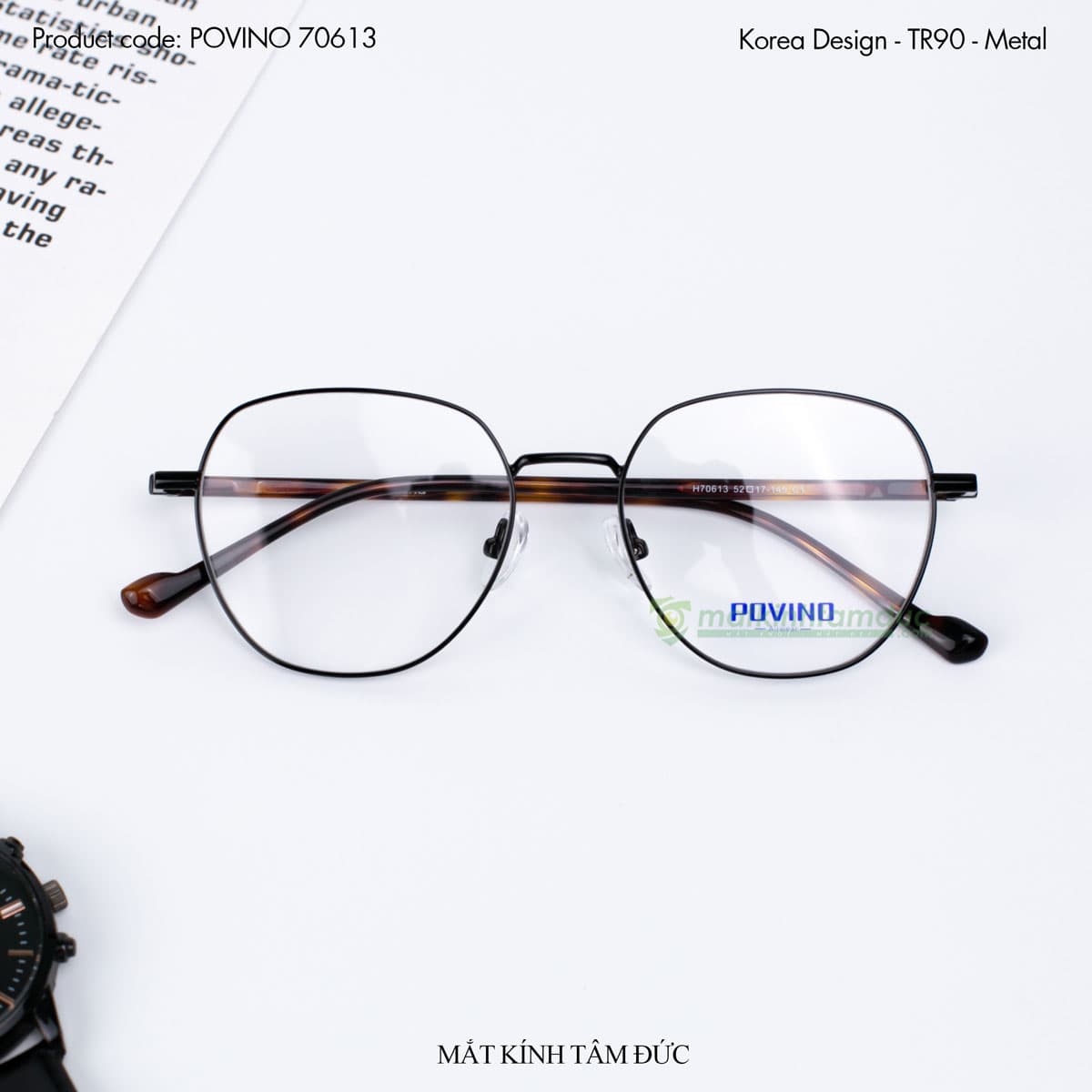 Gọng kính POVINO 70613 - Ảnh 6
