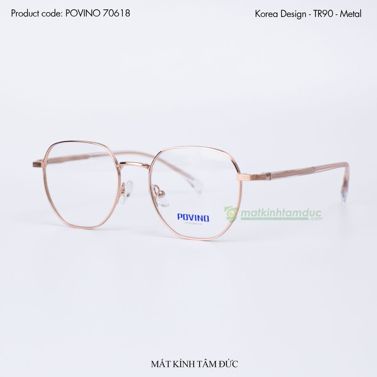 Gọng kính POVINO 70618 - Ảnh 5