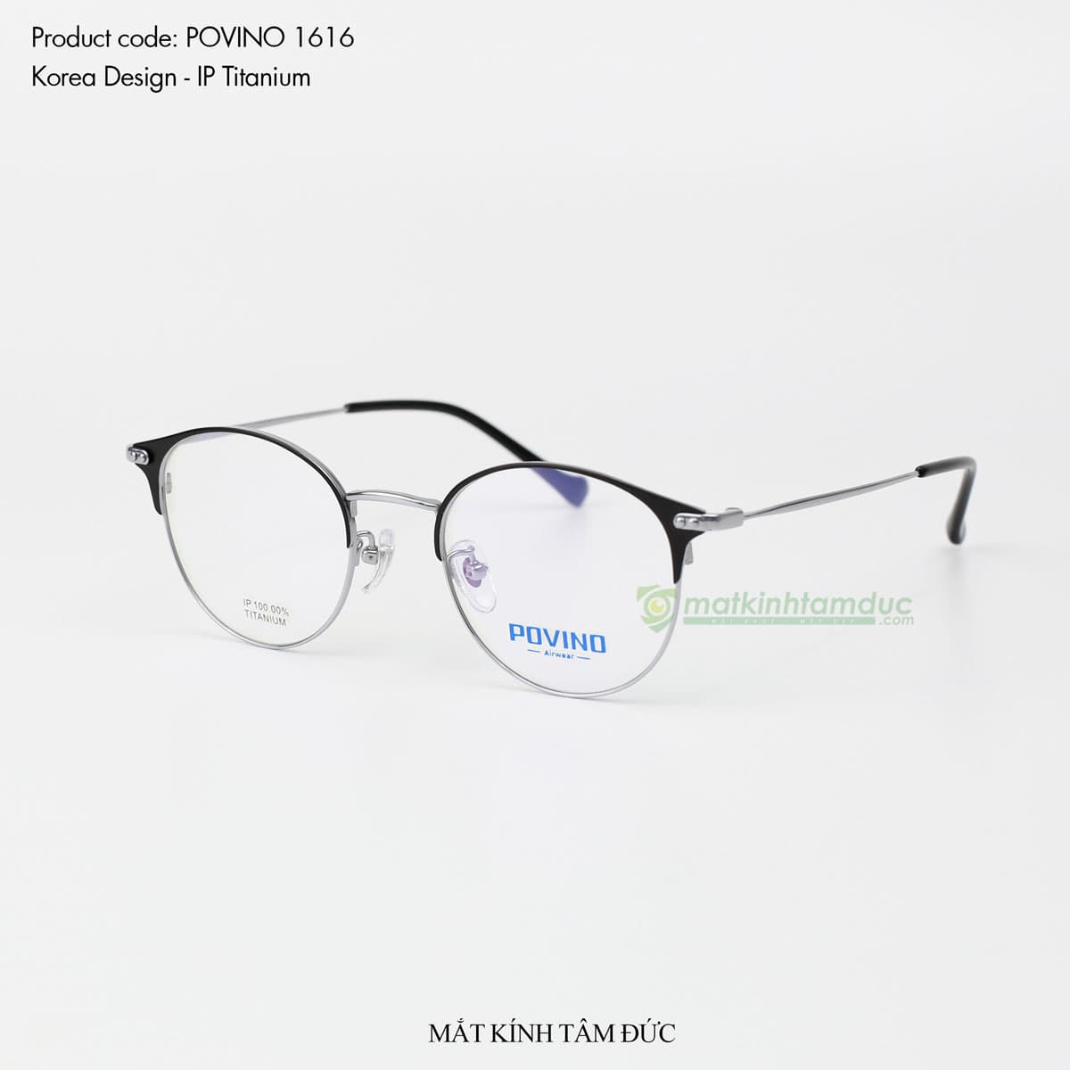Gọng kính POVINO 1616 - Ảnh 2