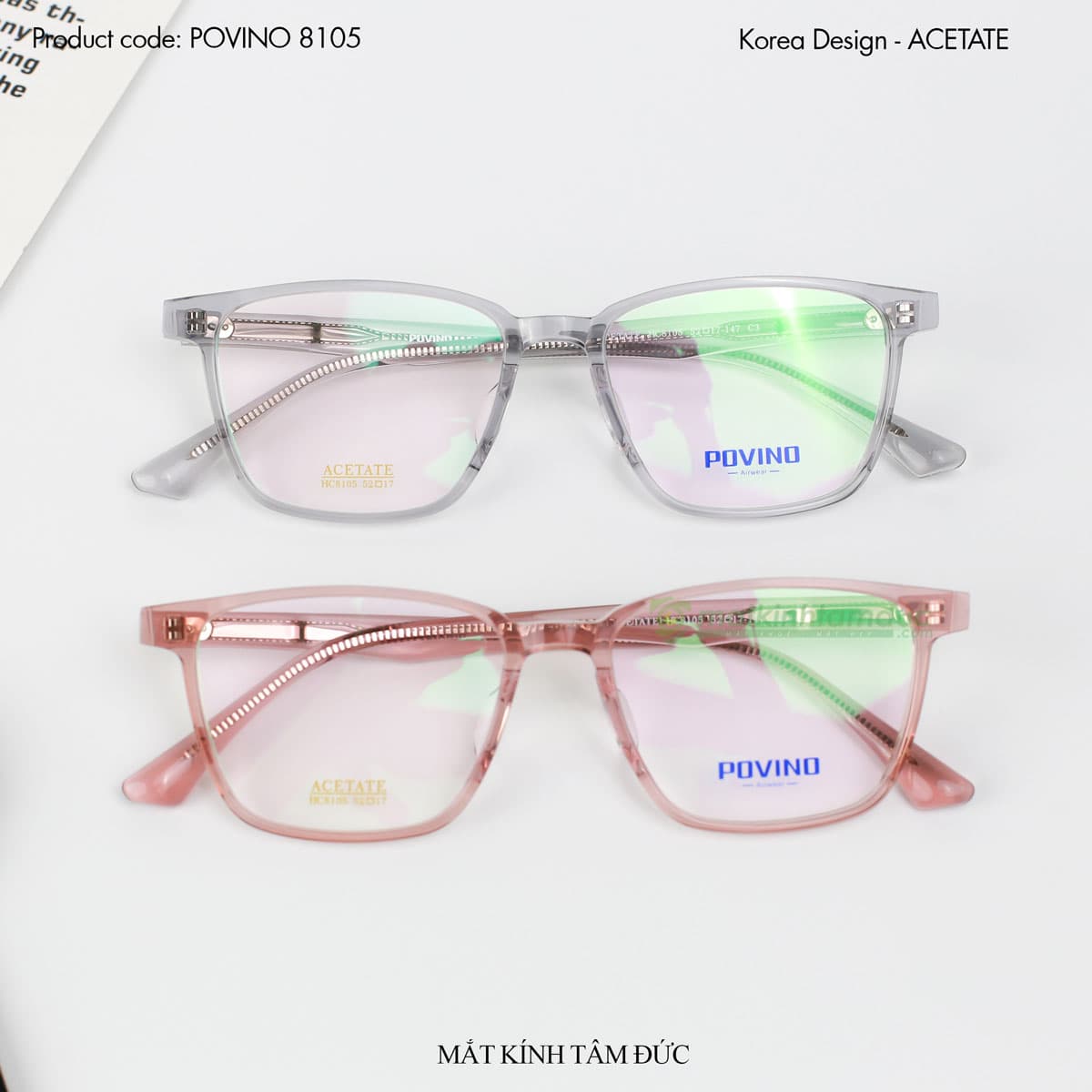 Gọng kính POVINO 8105 - Ảnh 7