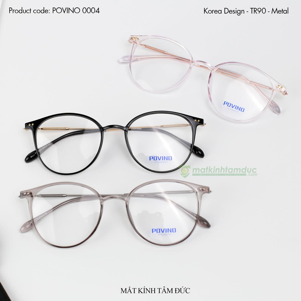Gọng kính POVINO 0004 - Ảnh 8