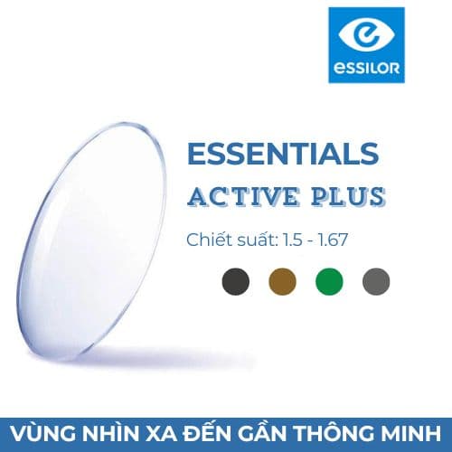 Kính đa tròng Essilor Essentials Active Plus - Ảnh 1