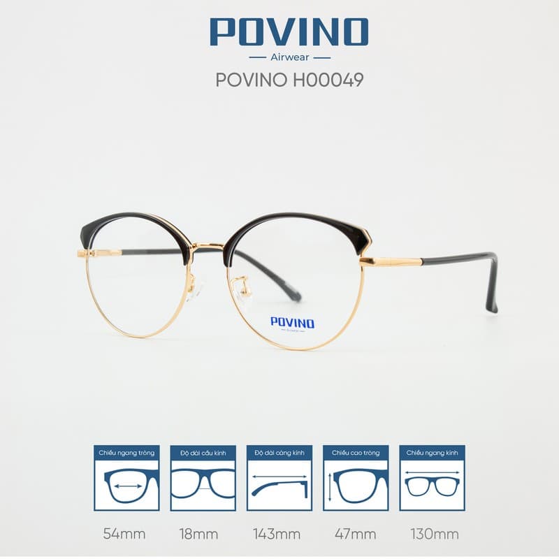 Gọng kính POVINO H00049 - Ảnh 6
