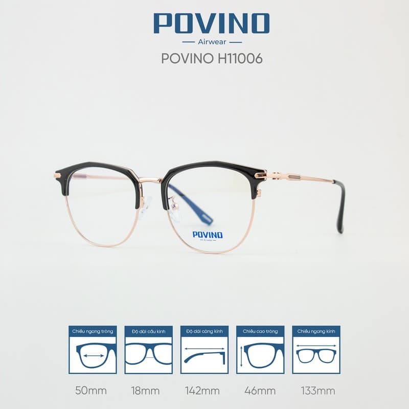 Gọng kính POVINO H11006 - Ảnh 7