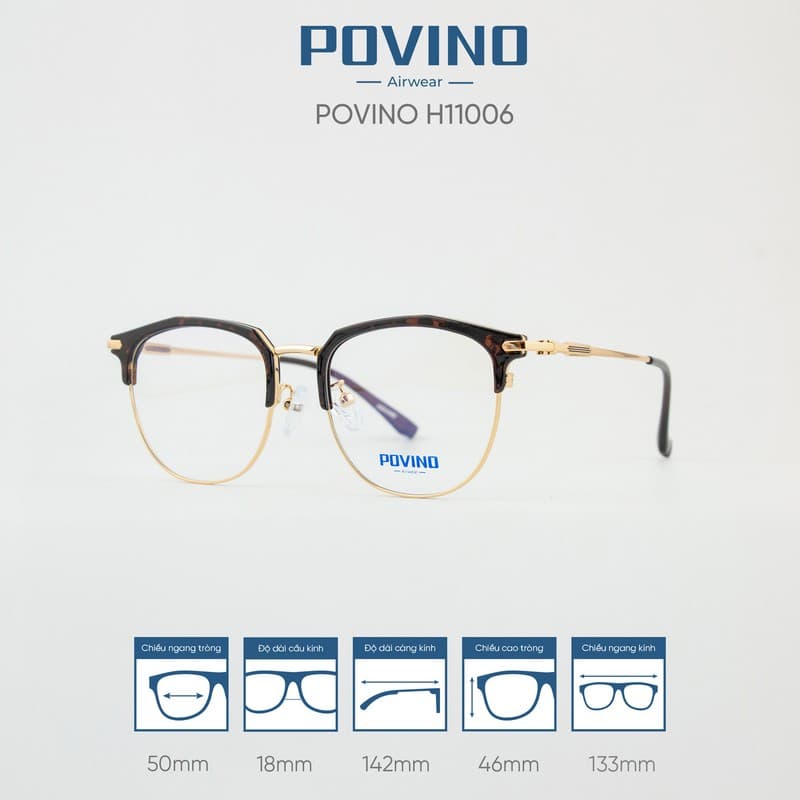 Gọng kính POVINO H11006 - Ảnh 5