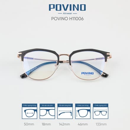 Gọng kính POVINO H11006 - Ảnh 4