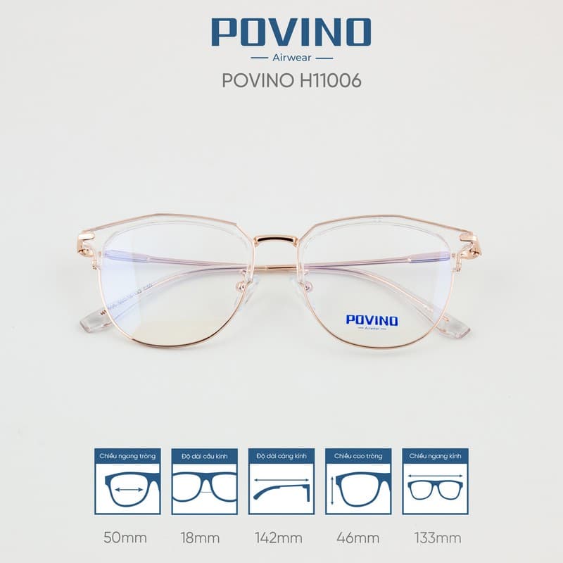 Gọng kính POVINO H11006 - Ảnh 3