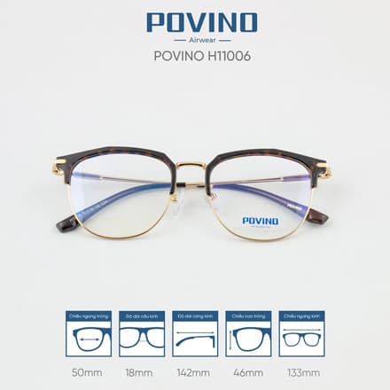 Gọng kính POVINO H11006 - Ảnh 2