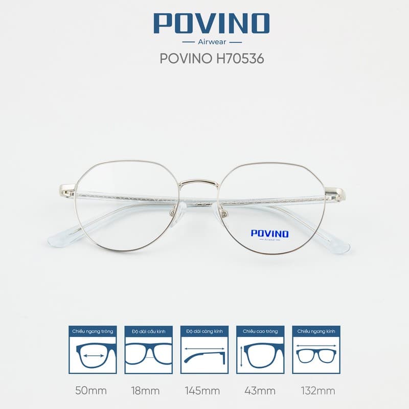Gọng kính POVINO H70536 - Ảnh 3