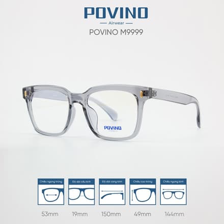 Gọng kính POVINO M9999 - Ảnh 4