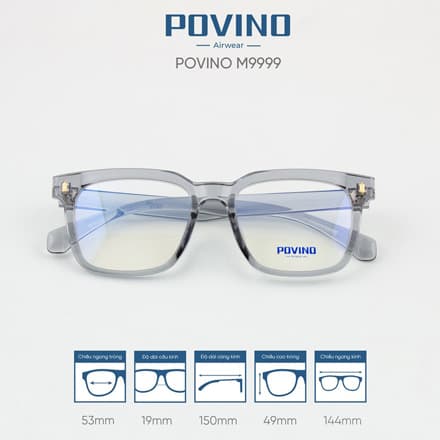 Gọng kính POVINO M9999 - Ảnh 2