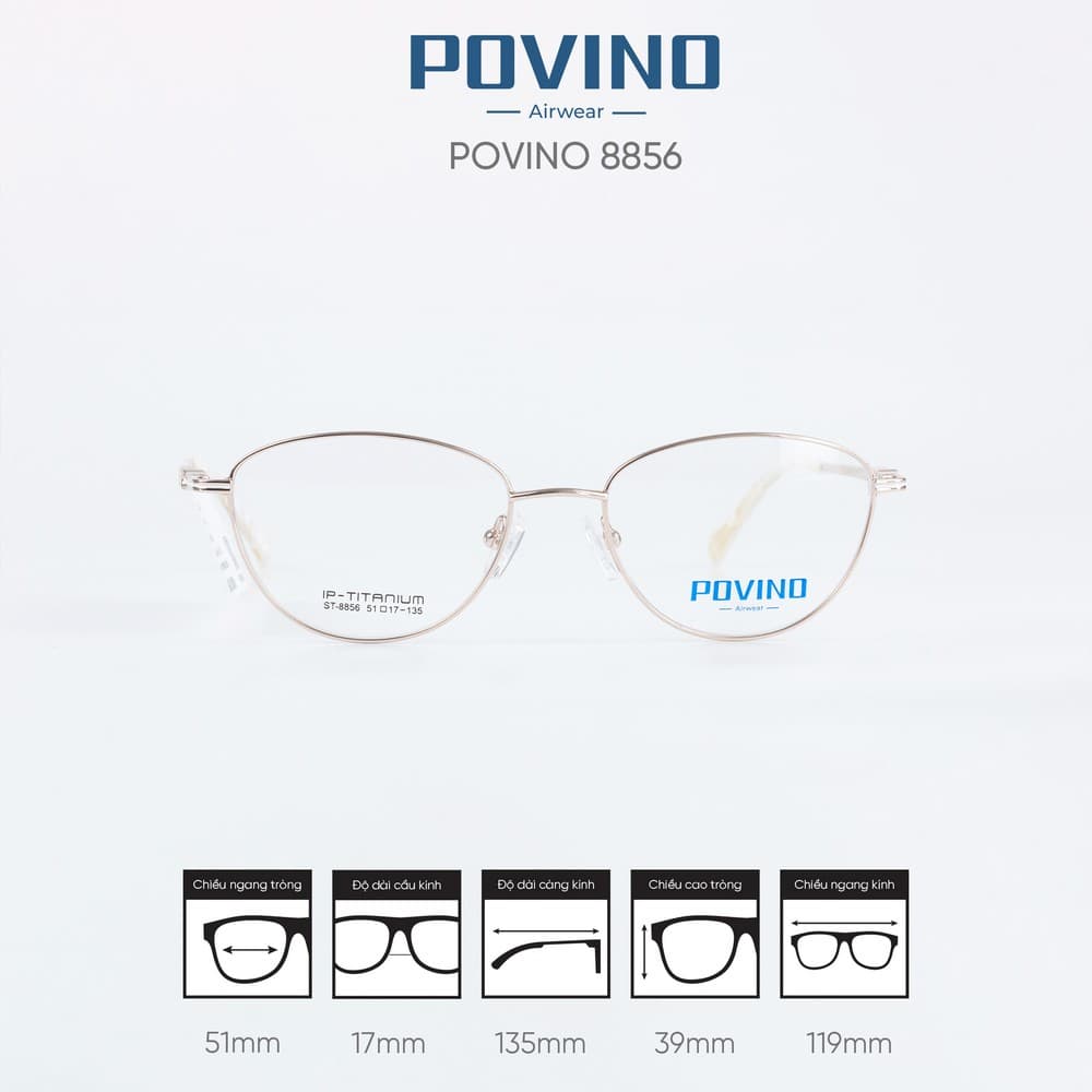 Gọng kính POVINO ST8856