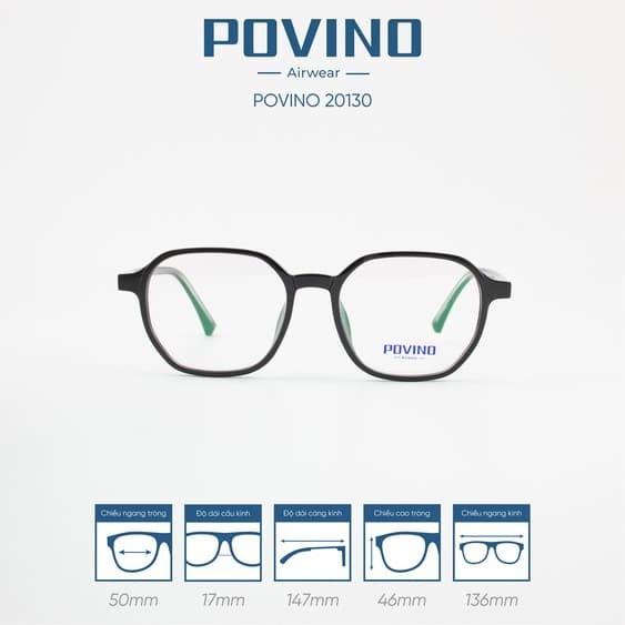 Gọng kính POVINO PO20130