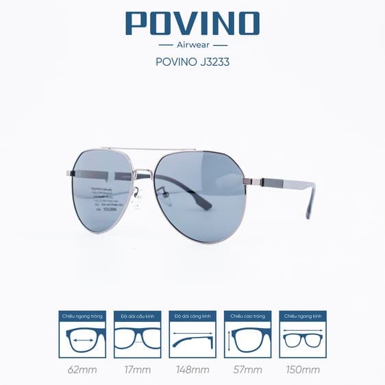 Kính Mát POVINO J3233 - Ảnh 4