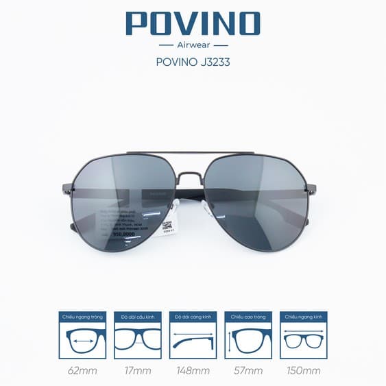 Kính Mát POVINO J3233 - Ảnh 2