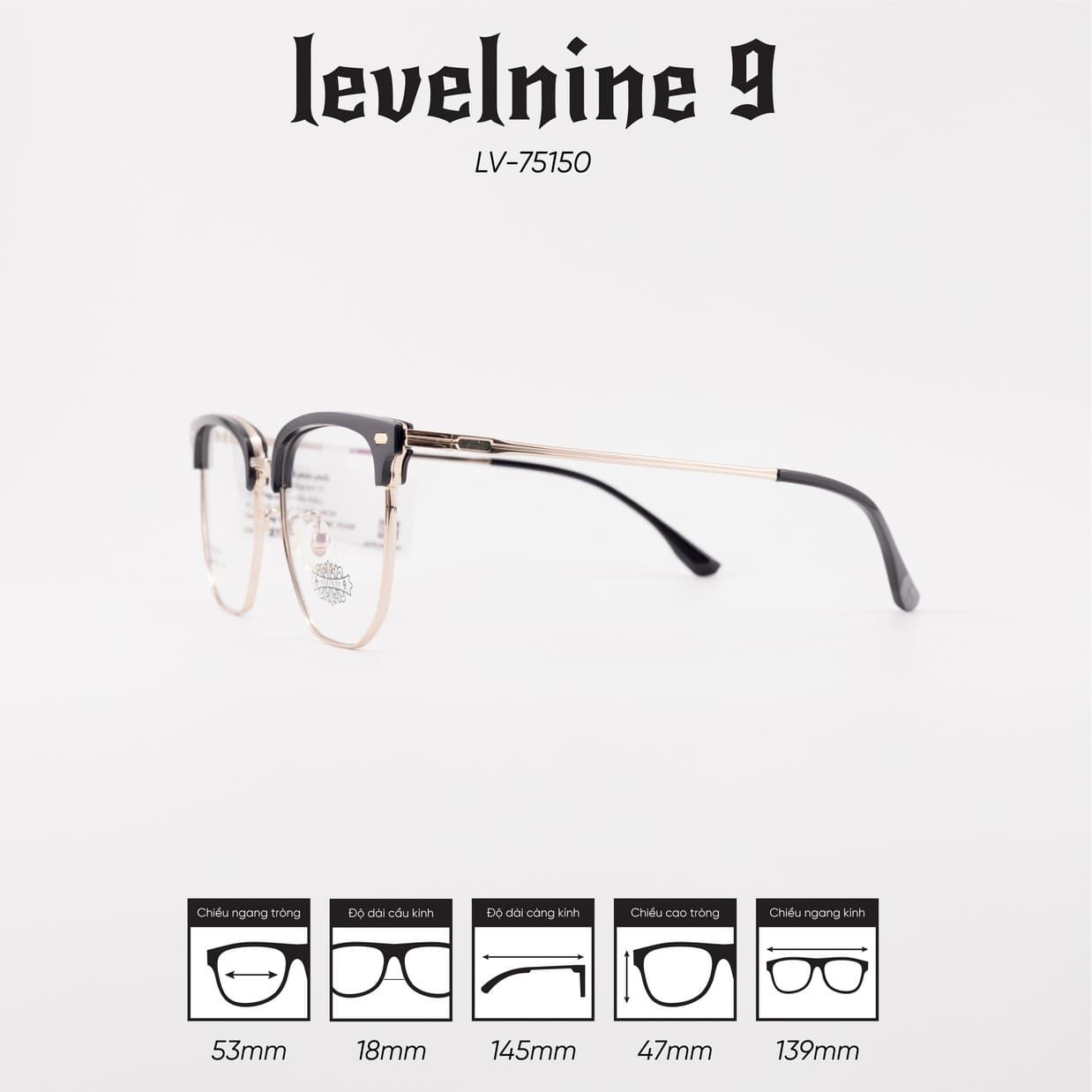 Gọng kính LEVELNINE LV-S75150 - Ảnh 4