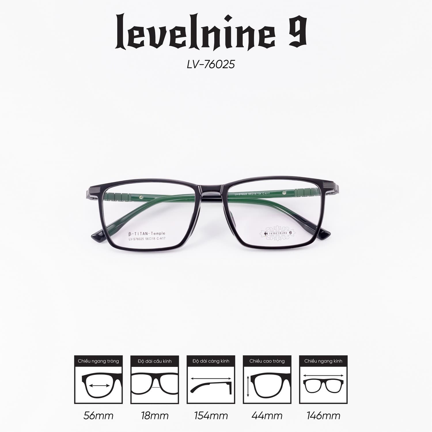 Gọng kính LEVELNINE LV-76025 - Ảnh 7