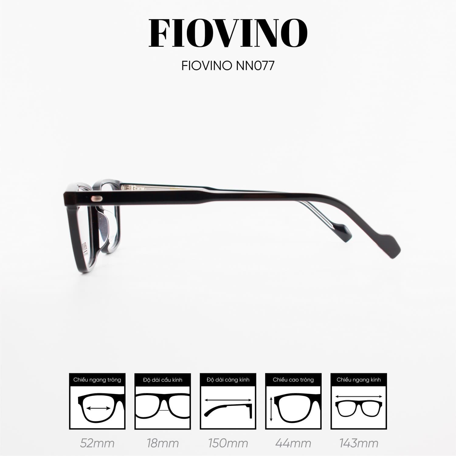 Gọng kính FIOVINO NN077 - Ảnh 8
